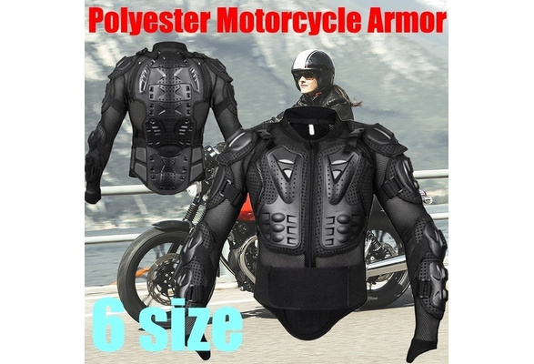 Motorcross Motorcycle Racing Body Armor Back Spine Protective Jacket S M L T