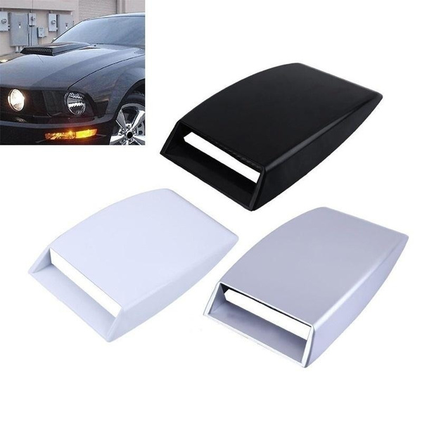 Car Styling Air Flow Intake Scoop Side Vents Decorative Universal Turbo  Bonnet Vent Cover Car Stickers Exterior Accessories
