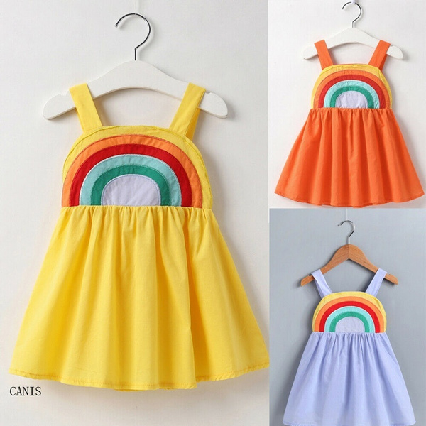 rainbow dress baby girl