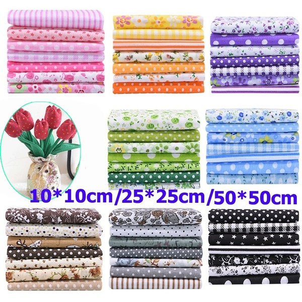 50\*50 Cotton Fabric Printed Cloth Sewing Quilting Fabrics For