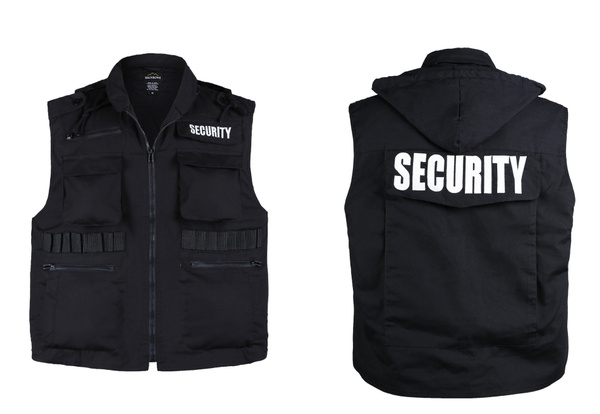 Black security outlet jacket