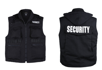 menssecurityuniform, Vest, black, Men's vest