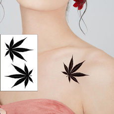marijuanaleaf, leaf, tattoo, mapleleaf