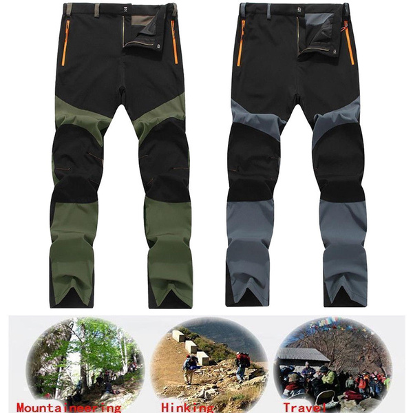 Pantalones de snowboard de deportes al aire libre para hombre delgado  casual Pantalones de senderismo impermeables Caliente | Wish