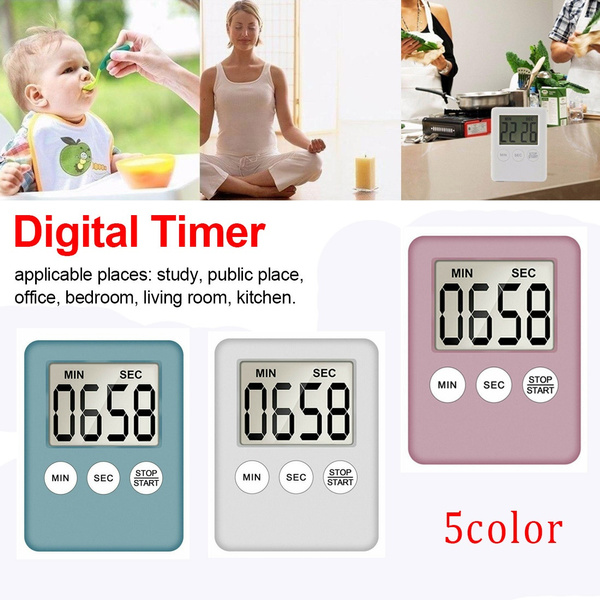 Digital Reminder Table Clock Alarm Clock Cooking Clock Kitchen Timer 