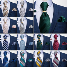 mens ties, necktie set, stripednecktie, gold
