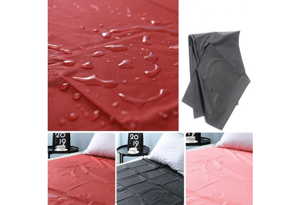 Details about   Waterproof Sex Adult Wet Sheet Bed Cosplay Sleep Cover Size King Black PVC 