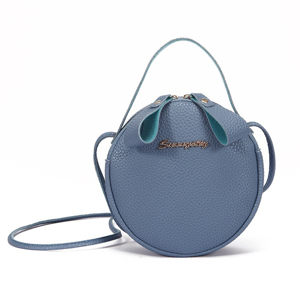 Mini Small Bag Women's Handbag PU Leather Fashion New Shoulder Messenger Bags  Small Fresh Round Bag Purses and Handbags