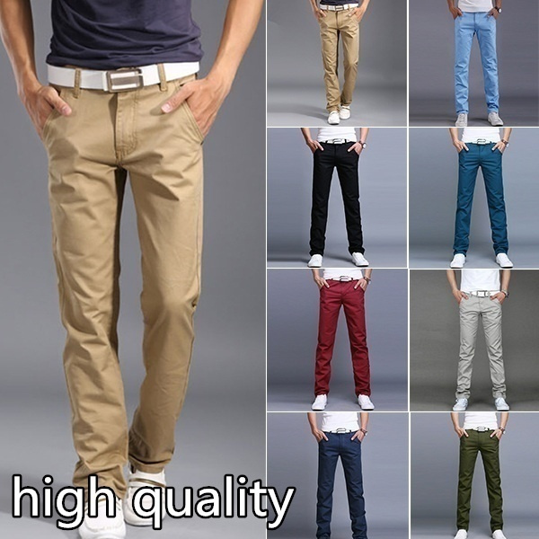 2020 Spring Autumn New Casual Pants Men Cotton Slim Fit Chinos Fashion  Trousers Male Brand Clothing Plus Size 8 Colour From Prettyfaces, $27.74 |  DHgate.Com