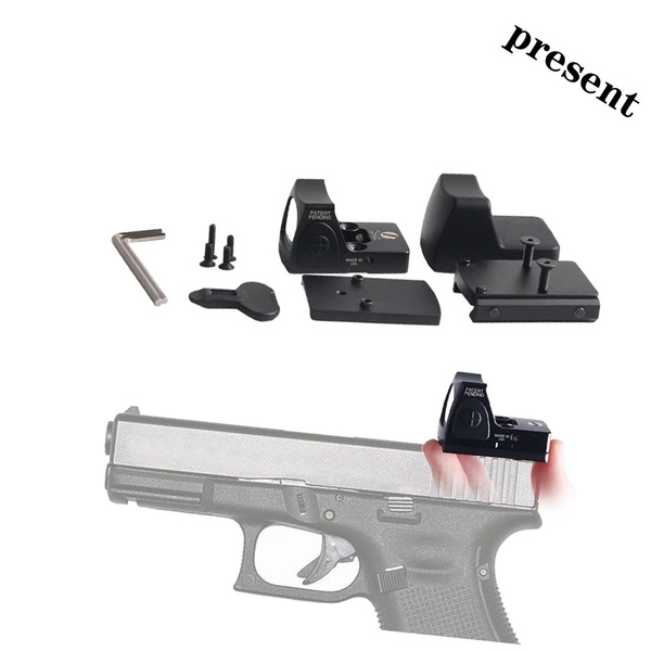 RMR Red Dot Sight AIRSOFT Picatinny Mount Trijicon REPRODUCTION Tan Glock 