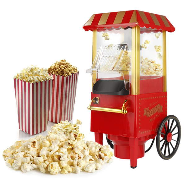 1 Tlg Popcornmaschinen Popcornmaker Popcorngerät Nostalgie Popcorn Maschine Rot 
