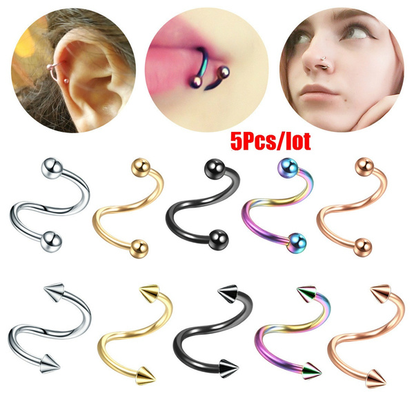 Spiked on sale septum piercing