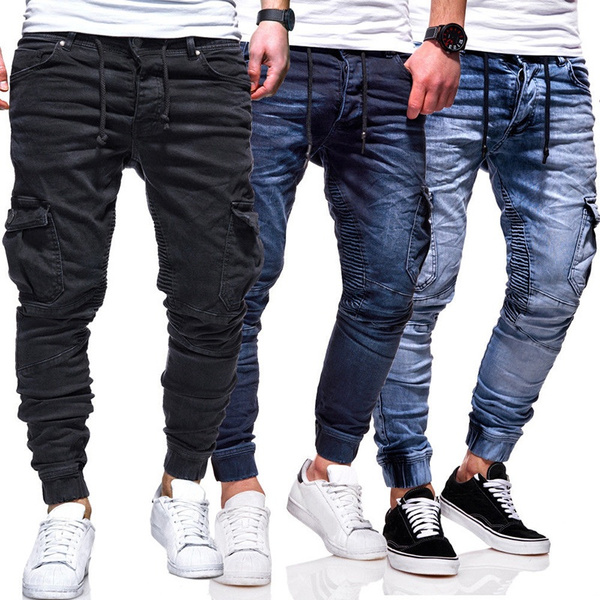 Biker sales jogger jeans