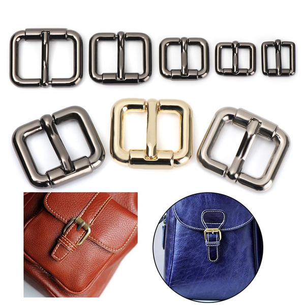 1/2/5pcs Metal Buckle Heavy Duty Hand-Bag Repair Accessories Leather Craft  DIY Belt Web Parts Metal Buckle Shoe Strap Button Adjustable Pin Buckle  Strap Buckle Belt Web Adjustable Pin Buckle Snap Rectangle Ring