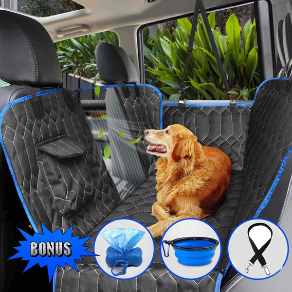 Dog Seat Cover For Back 100 Waterproof With Mesh Window Scratch Proof Nonslip Car Hammock Covers Dogs Backseat Cars Trucks Suv Wish - Dog Seat Cover Hammock With Mesh Window
