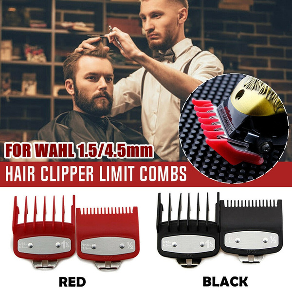 2PCS/Set Men Fashion Attachment Barber / Guide Trimmer Guards Hair  Clipper Limit Comb | Wish