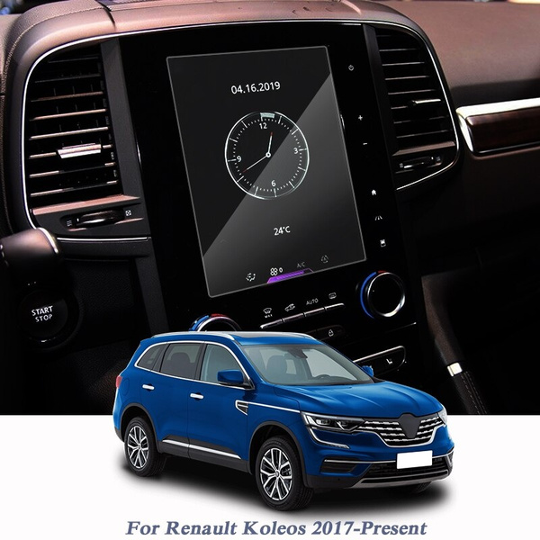 XMSM Voiture Film de Tableau de Bord pour Renault pour Koleos 2017 2018 2019 Auto Tableau De Bord Film De Protection Voiture Pet Membrane Accessoires Intérieurs Navigation GPS Film d/'affichage
