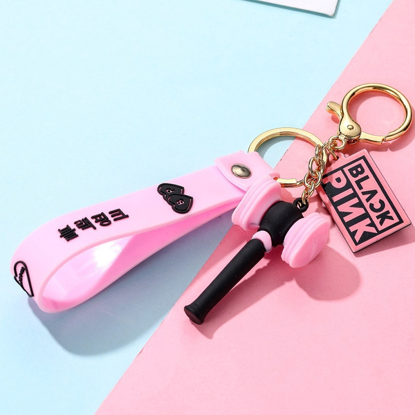 GOTH Perhk 2019 Popular Kpop BTS Twice Blackpink Got7 EXO Cute Keychain Fashion Car Keyring Key Holder Bag Pendant Accessories
