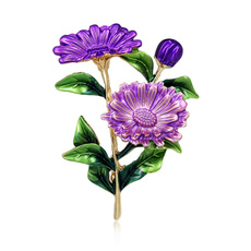 brooches, chrysanthemumbrooch, Jewelry, chrysanthemumpin
