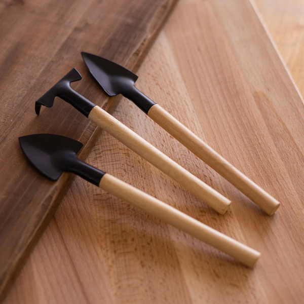 Universal Tool Mini Wooden Handheld Gardening Tool Set Mini Spade Mini