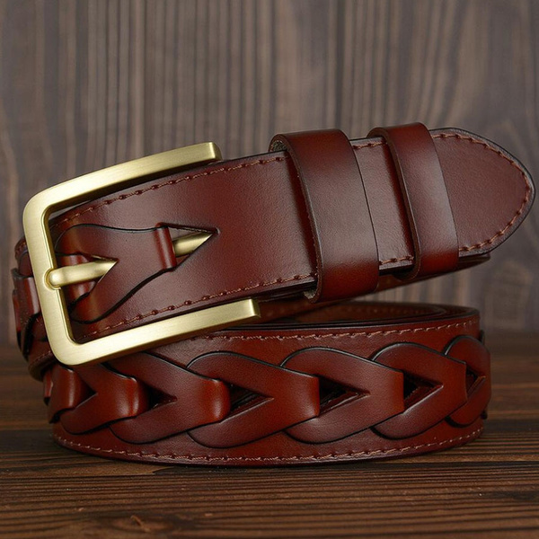 leather strap male automatic buckle belts for men authentic girdle trend mens belts ceinture Fashion designer women jean belt,Q,110cm 