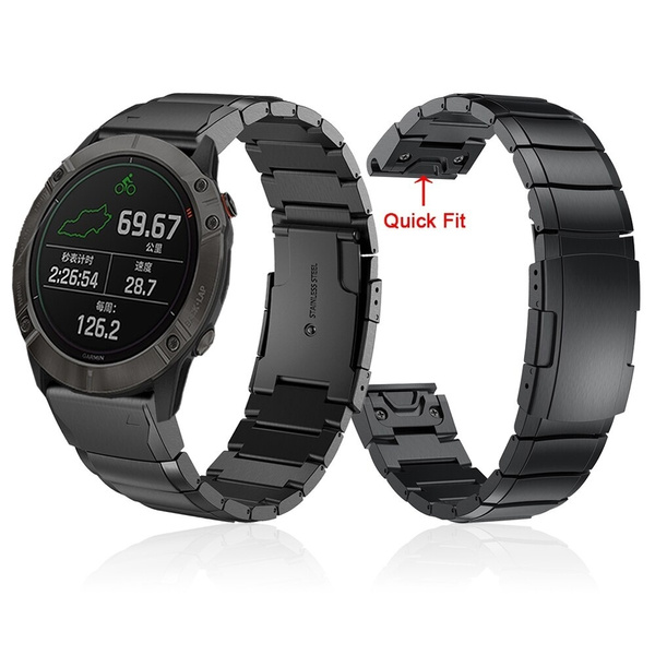 26mm 22mm 20mm QuickFit Metal for for Garmin fenix 6 6X 6S 5S 5X plus stainless steel Band for Forerunner 945 for Garmin Approach S60 for Garmin Approach S50 Watch | Wish