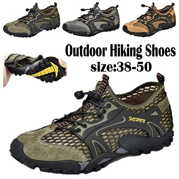 Mens Outdoor Quick Drying Hiking Shoes Lightweight Slip Resistant Mens Outdoor Quick Drying Hiking Shoes Lightweight Slip Resistant