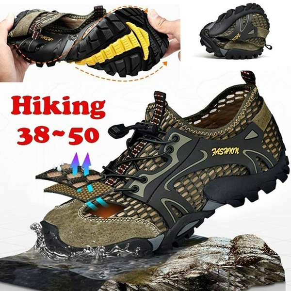 Men's Hiking Shoes Outdoor Climbing Shoes Quick-drying Water Shoes ...