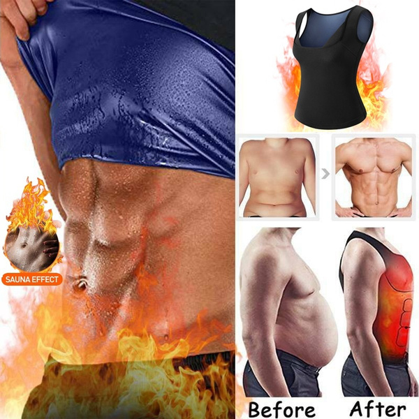 Hot Sport Sauna Sweat Shaper Women Men Slimming Sports Vest Tops Weight  Loss Shapewear