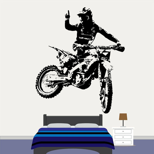 Dirt bike wall art hot sale