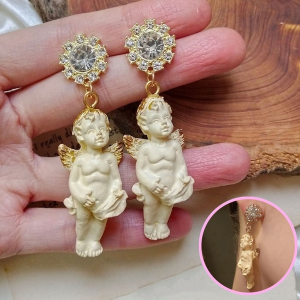 Baby on sale angel earrings