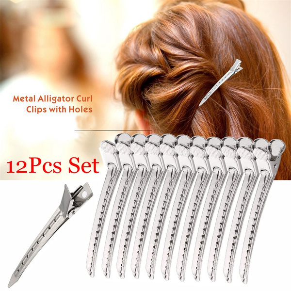 Tool Hair Grip Styling Clamp Duck Mouth Hair Clips Metal Hairpins With Hole Women Clothing, Shoes & Accessories Fashion Tool Hair Grip Styling Clamp Duck Mouth Hair Clips Metal Hairpins With Hole Women Clothing, Shoes & Accessories Fashion
