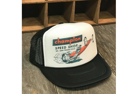Champion Speed Shop San Francisco Vintage Retro NHRA Race Trucker Hat Mesh Cap Baseball Caps Sunhat | Wish