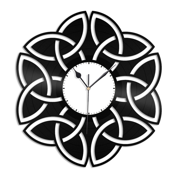 Celtic Knot Vinyl Wall Clock Unique Gift For Friends Home Room Decoration Vintage Design Office Bar Decor Wish - Celtic Design Home Decor Celtic Knot Vinyl Wall Clock Unique Gift For Friends Home Room Decoration Vintage Design Office Bar Decor Wish - Celtic Design Home Decor