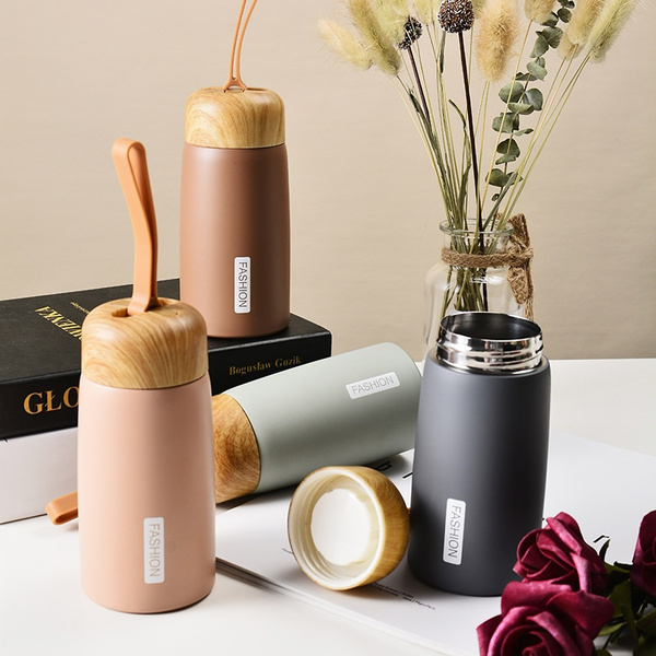 Insulated Coffee Mug 304 Stainless Steel Tumbler Water Thermos Vacuum Flask  Mini Water Bottle Portable Travel Mug Thermal Cup