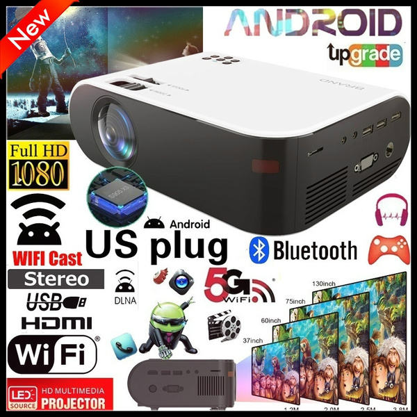 The New Hot-selling 1080P Full HD Android Smart Projector WiFi ...