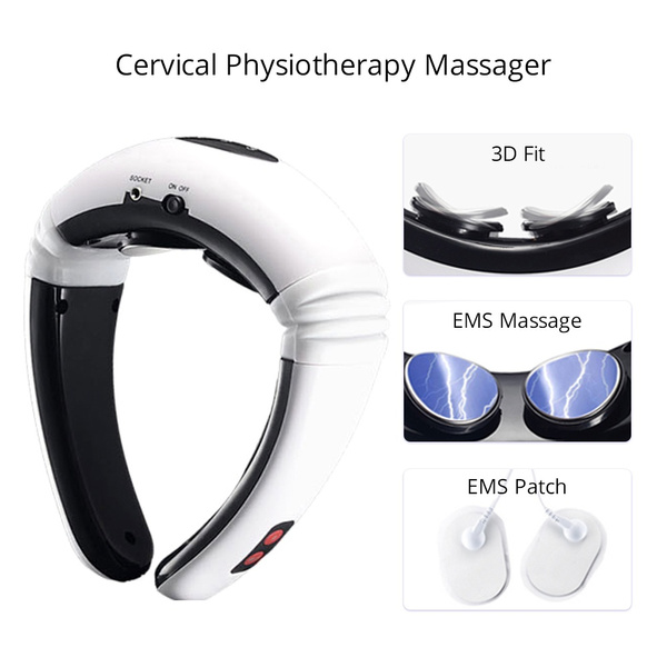 Smart Neck Massager, Electric Pulse Neck Massager 3D Cervical