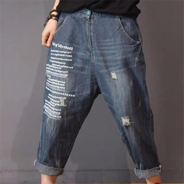 plus size baggy jeans