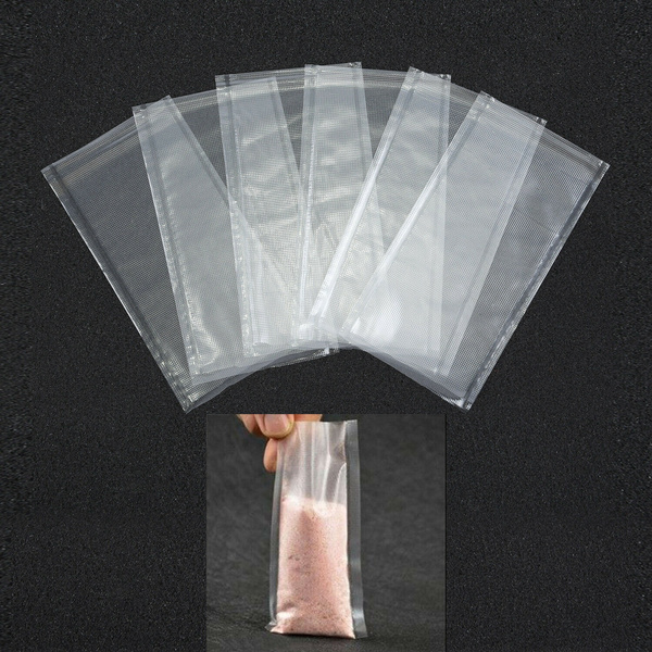 100pcs Water Soluble Bags PVA Fishing Bag Water Dissolving Bait Bags 6x12cm Kit