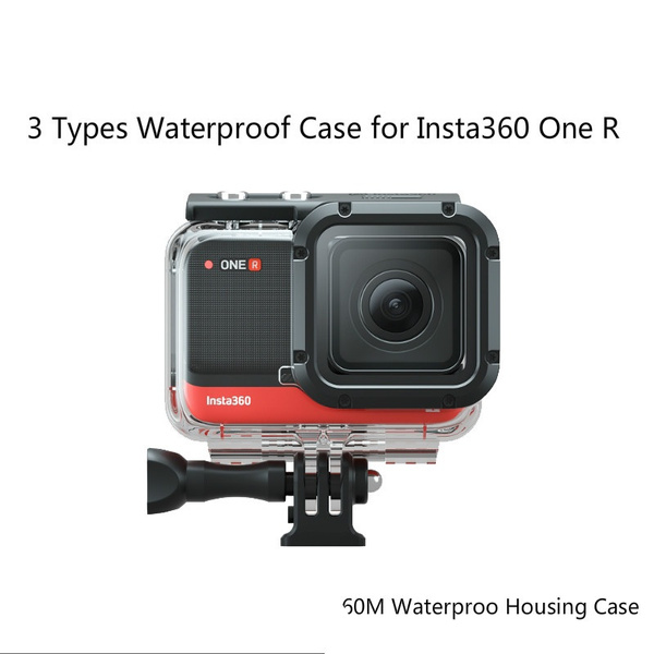 3 Types Waterproof Housing Case for Insta360 One R Diving Case 4K