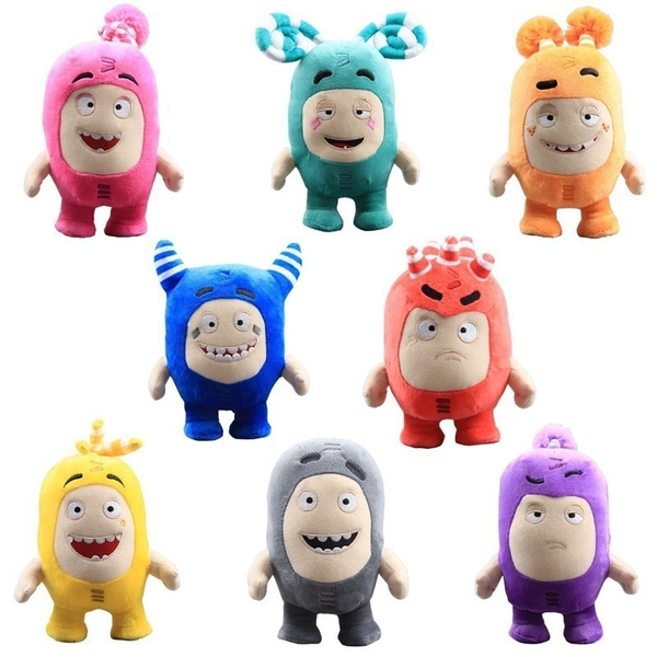 Plush Toy Oddbods Stuffed Soft Cartoon Fuse Jeff Newt Odd ZEE Bods Toy ...