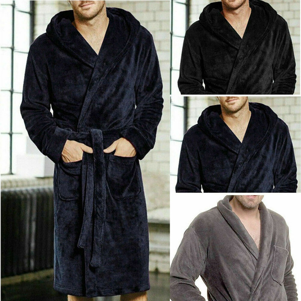 plus size fleece dressing gown