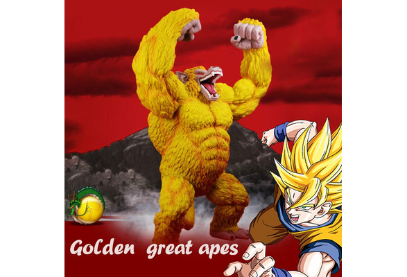NEW 2020 The Movie Dragon Ball GT Transformation Evolution Saiyan Oozaru  Golden Great Ape Giant Form Goku Figure Statue Great Monkey DBZ Collection  Model 43cm Ornaments
