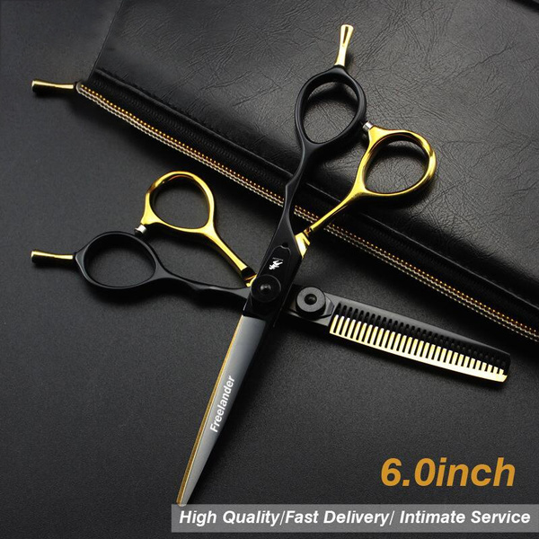 Japan Original 5.5 6.0 Professional Hairdressing Scissors Professional  Barber Scissors Set Hair Cutting Shears Scissor Haircut Salon Tools