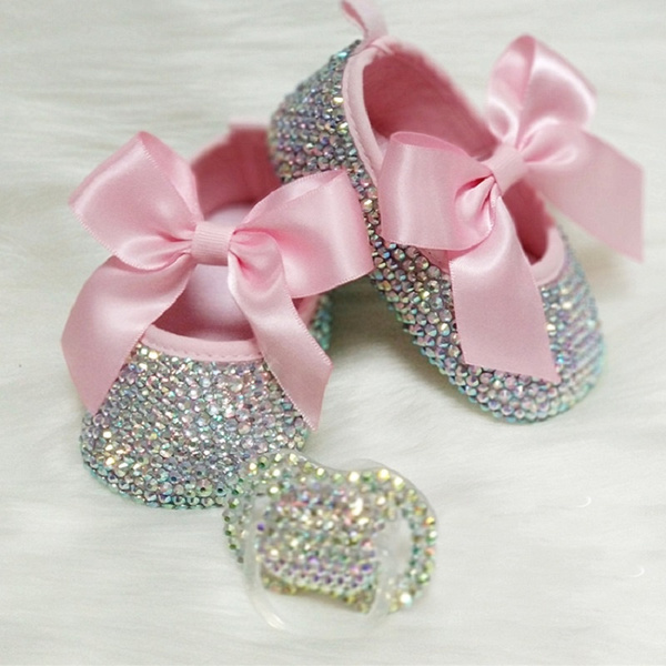 baby girl rhinestone shoes