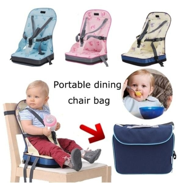 Baby Foldable Dining Chair Bag Child Portable Seat Toddler Waterproof Fabric Bag 