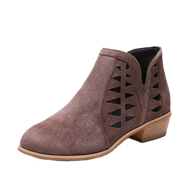 Womens ankle boots store low heel wide width