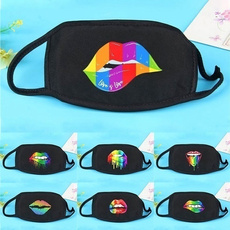 rainbow, Outdoor, mouthmask, Funny