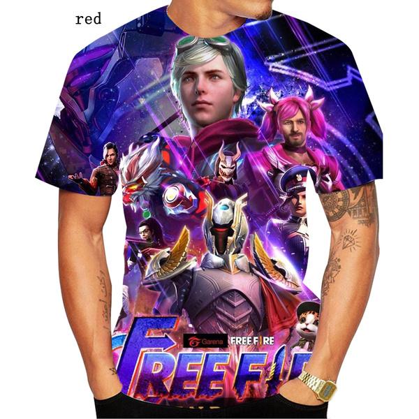 Free fire 2024 t shirt