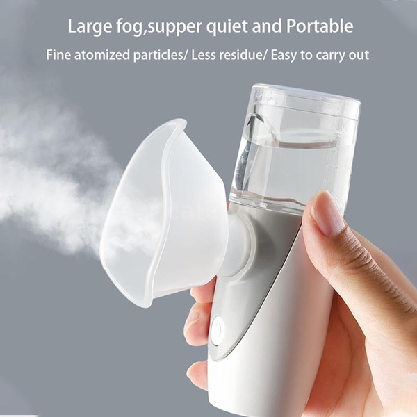 Medical-level Nebulizer Handheld Steam Inhaler Mesh Nebulizer with Mask ...